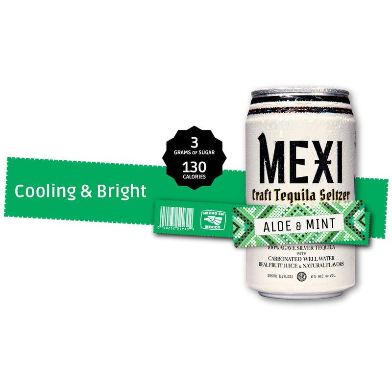 Aloe Mint Mexi Seltzer is Cooling and Bright